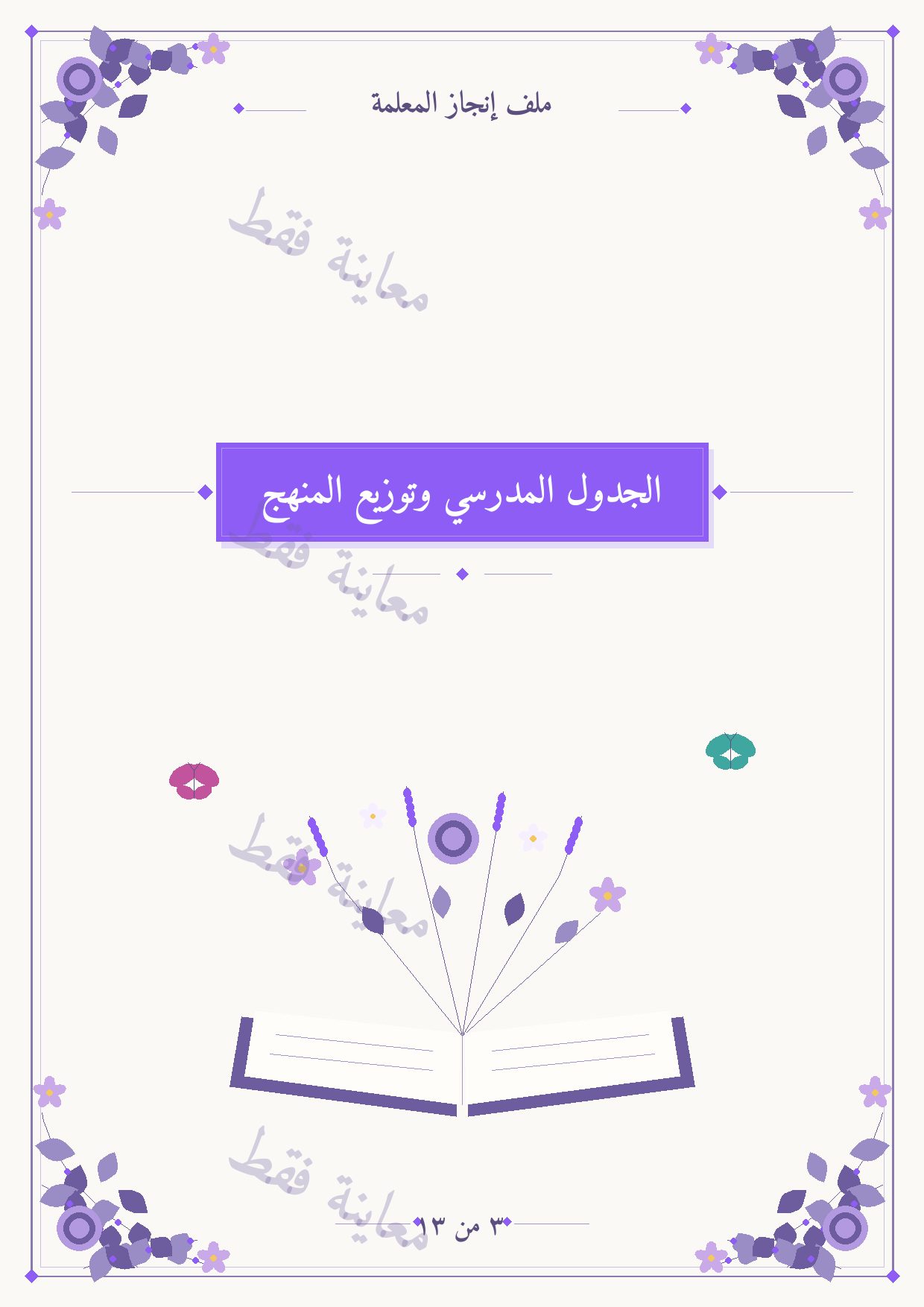 معاينة الفاصل 3